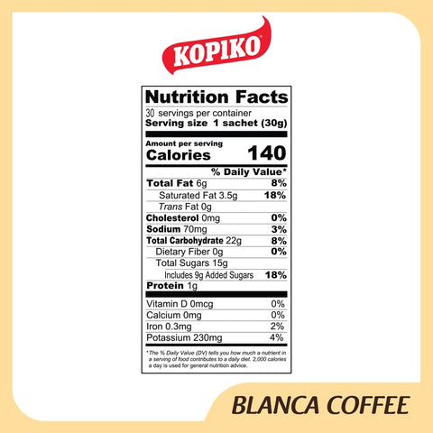Kopiko Blanca Instant Coffee Mix